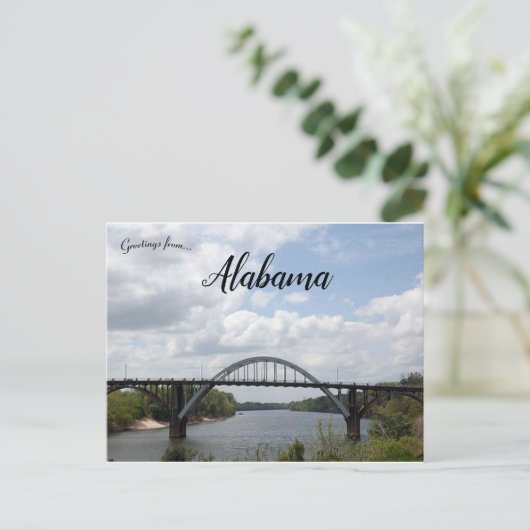 De Edmund Pettus Bridge in Alabama Briefkaart (Staand voorkant)