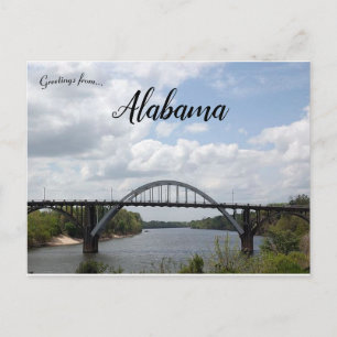 De Edmund Pettus Bridge in Alabama Briefkaart