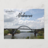 De Edmund Pettus Bridge in Alabama Briefkaart (Voorkant)