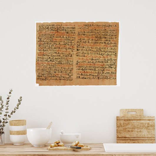 De Edwin Smith Papyrus Poster (Keuken)