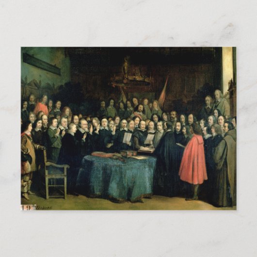De eed van bekrachtiging briefkaart (Voorkant)