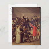 De eed van de rechtbank van Tennis Briefkaart (Voorkant / Achterkant)