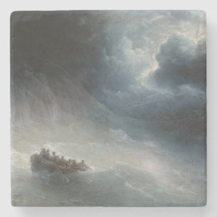 De eed van de Zeeen (door Ivan Aivazovsky) Stenen Onderzetter
