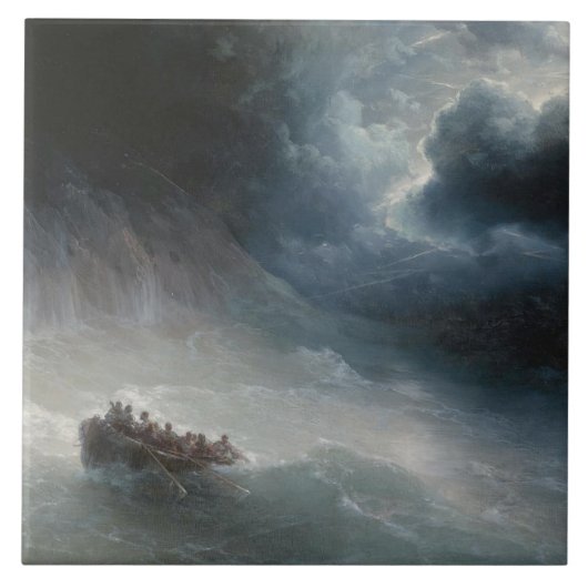De eed van de Zeeen (door Ivan Aivazovsky) Tegeltje (Voorkant)