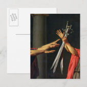 De eed van Horatii, 1784 Briefkaart (Voorkant / Achterkant)