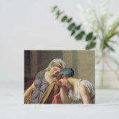 De eed van Horatii, 1784 Briefkaart (Staand voorkant)