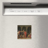 De eed van Horatii, 1784 Magneet (Insitu (Vaatwasser))
