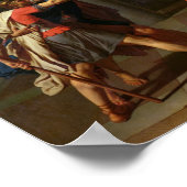 De eed van Horatii, 1784 Poster (Hoek)