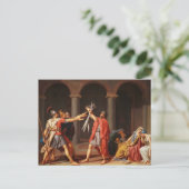 De eed van Jacques-Louis David over de Hoornzee Briefkaart (Staand voorkant)