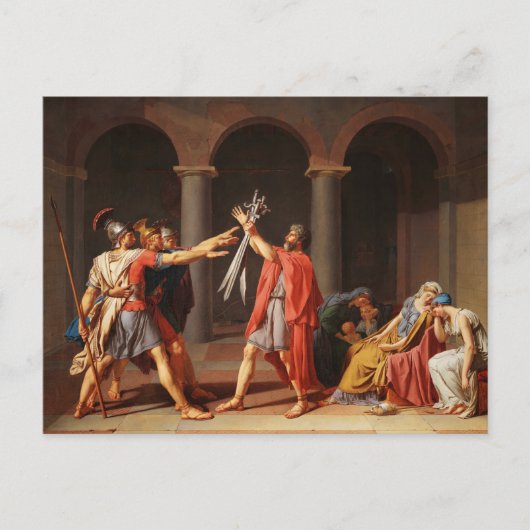 De eed van Jacques-Louis David over de Hoornzee Briefkaart (Voorkant)