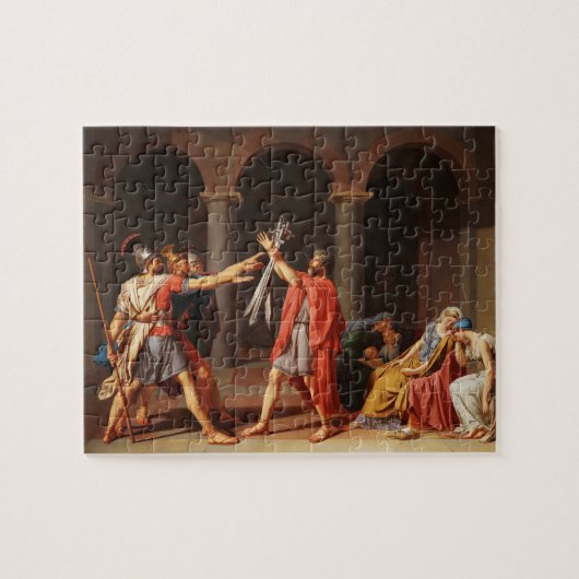 De eed van Jacques-Louis David over de Hoornzee Legpuzzel (Horizontaal)