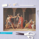 De eed van Jacques-Louis David over de Hoornzee Tissuepapier (Craft)