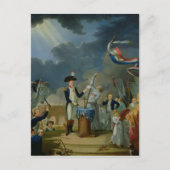 De eed van Lafayette Briefkaart (Voorkant)