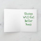 De eekhoorn die zich aan Birdfeeder vastklampen, Kaart (Binnen)