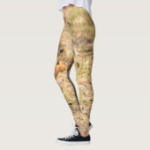 De eekhoorn eet een moerfoto leggings (Links)
