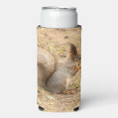 De eekhoorn eet een moerfoto seltzer blikjeskoeler (Seltzer Voorkant)
