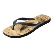 De eekhoorn eet een moerfoto teenslippers (Schuin)