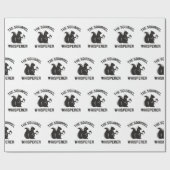 De eekhoorn fluistert | eekhoornliefhebber cadeaupapier (Vlak)