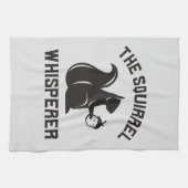 De eekhoorn fluistert | eekhoornliefhebber theedoek (Horizontaal)