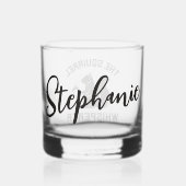 De eekhoorn fluistert | eekhoornliefhebber whisky glas (Achterkant)