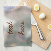 De eekhoorn kijkt naar je vanaf de bodem theedoek (Quarter Fold)