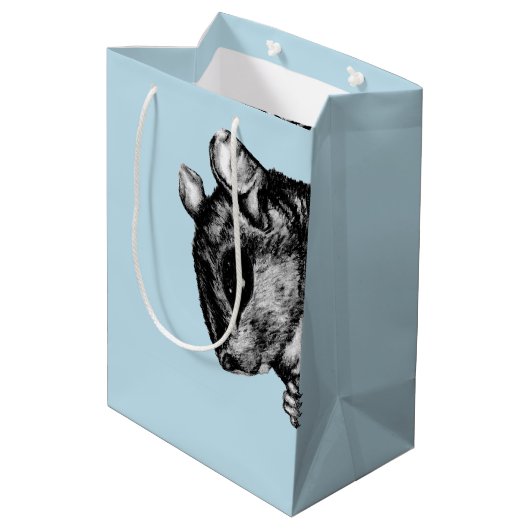 De eekhoorn medium cadeauzakje (Achterkant Gekanteld)