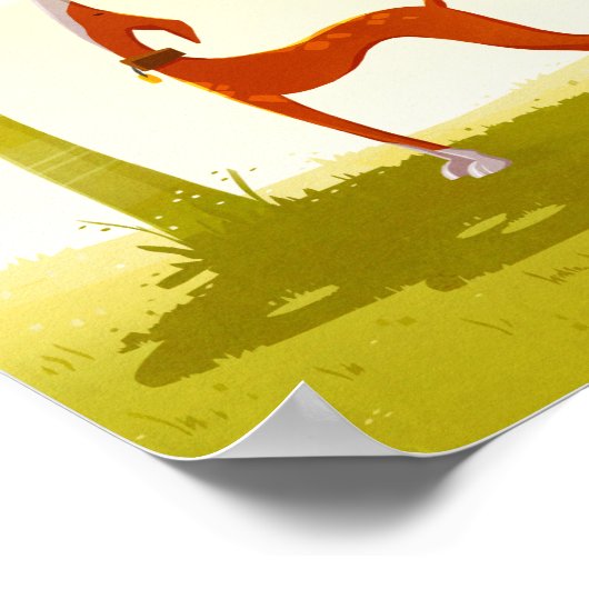 De eekhoorn poster (Hoek)