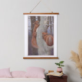 DE EEKHOORN (Sciurus vulgaris) Hangend Wandkleed (Slaapkamer)