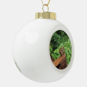 De Eekhoorn van Camo Keramische Bal Ornament (Links)