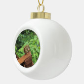 De Eekhoorn van Camo Keramische Bal Ornament (Rechts)