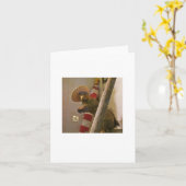 De Eekhoorn van de taxidermie in een Kaart van de (Gele Bloem)