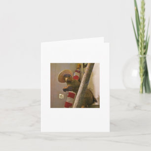 De Eekhoorn van de taxidermie in een Kaart van de