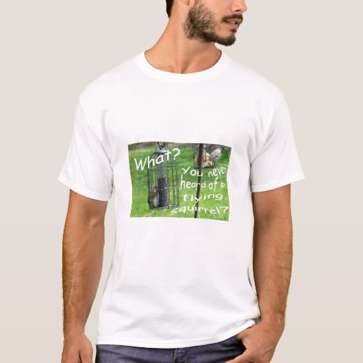 De eekhoorn van de Vogelvoeder T-shirt (Voorkant)