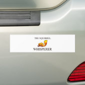 De eekhoorn Whisperer Bumpersticker (Op auto)