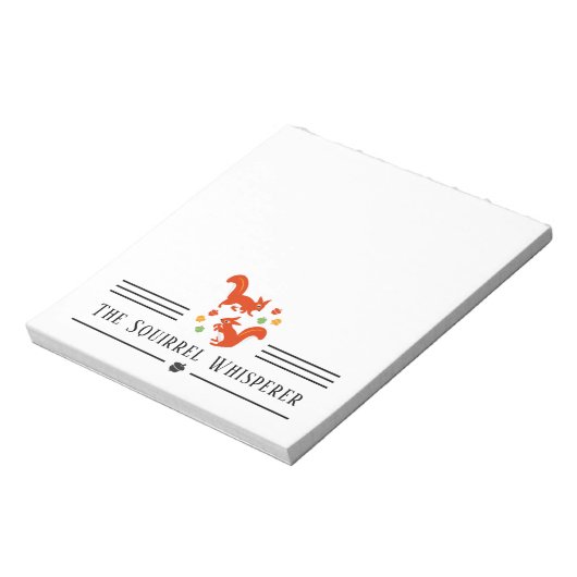 De eekhoorn Whisperer Notitieblok (Linkerzijde)
