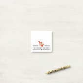 De eekhoorn Whisperer Post-it® Notes (Op bureau)