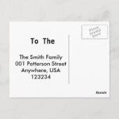 De eekhoorn zal werken voor Briefkaart van noten (Achterkant)