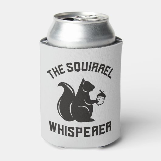 De Eekhoornfluisteraar | Eekhoornliefhebber Blikjeskoeler (Blikje Voorkant)