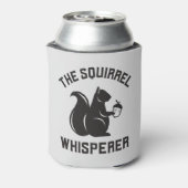 De Eekhoornfluisteraar | Eekhoornliefhebber Blikjeskoeler (Blikje Achterkant)