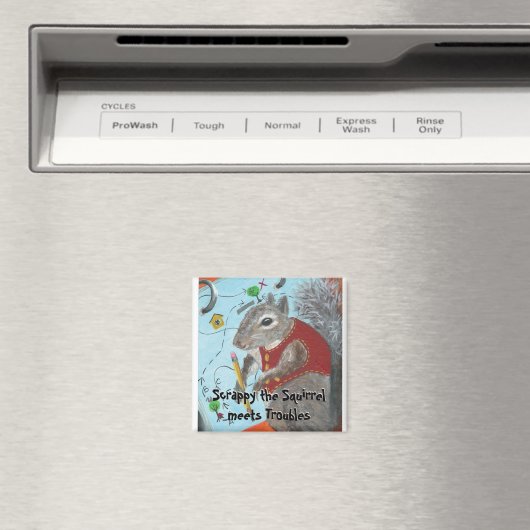 De eekhoornmagneet scheuren magneet (Insitu (Vaatwasser))