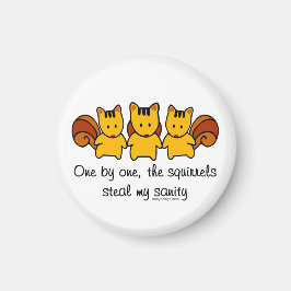 De eekhoorns stelen mijn gezondheid magneet