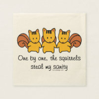 De eekhoorntjes stelen mijn Gezegde voor de gezond