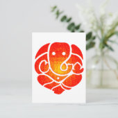 DE ÉÉN GANESH BRIEFKAART (Staand voorkant)