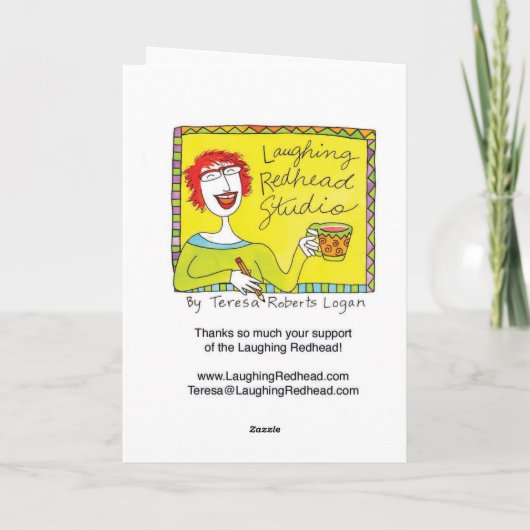 De één Keer van Jaar Feestdagen Kaart (Achterkant)