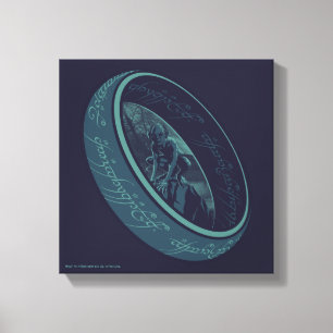 DE EEN RING™ GOLLUM™ Grafisch Canvas Afdruk