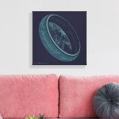 DE EEN RING™ GOLLUM™ Grafisch Canvas Afdruk (Insitu (Woonkamer))