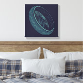 DE EEN RING™ GOLLUM™ Grafisch Canvas Afdruk (Insitu (Slaapkamer))