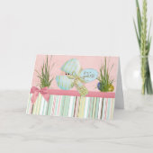 De EEN WEINIG Gebarsten Kaart van Pasen (Voorkant)