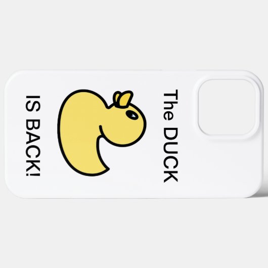 De eend is terug Case-Mate iPhone case (Achterkant (horizontaal))