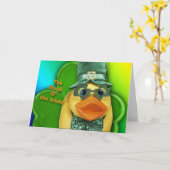 De eend O de Ieren! Kaart (Gele Bloem)